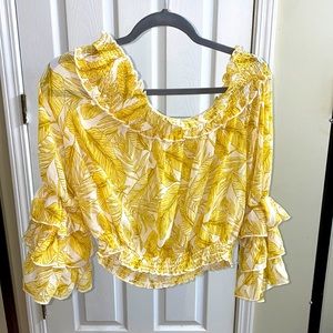 Off shoulder flirty top